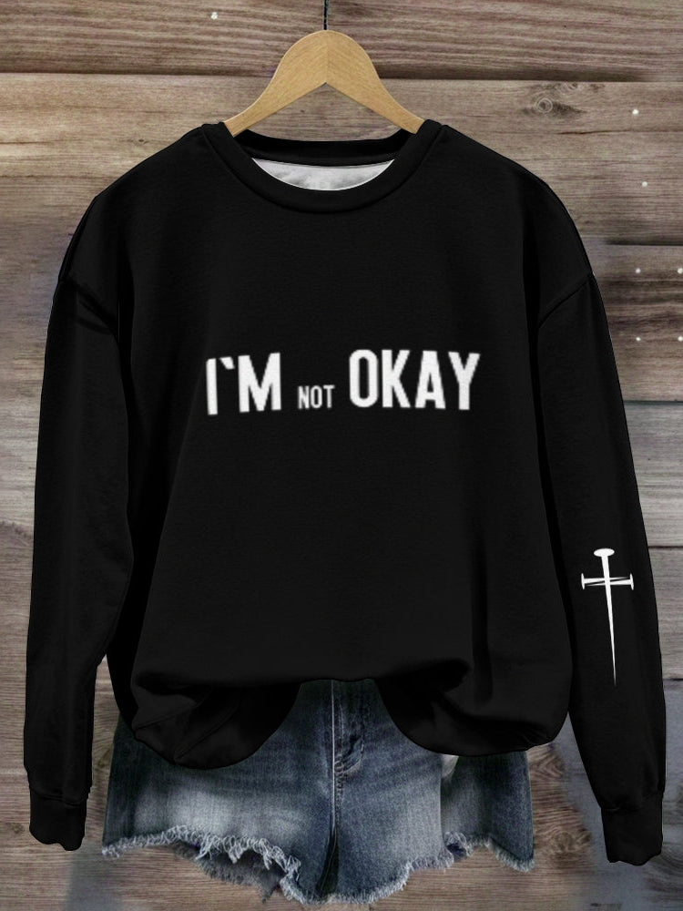 Women's I'M NOT OK Country Music Sweatshirt