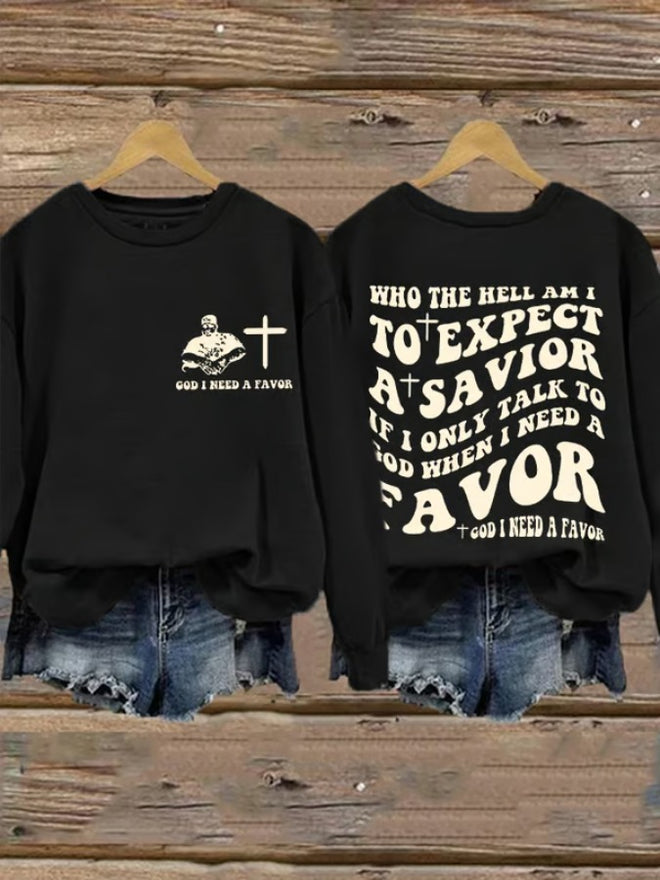 Women's Country Music Printed Casual Sweatshirt