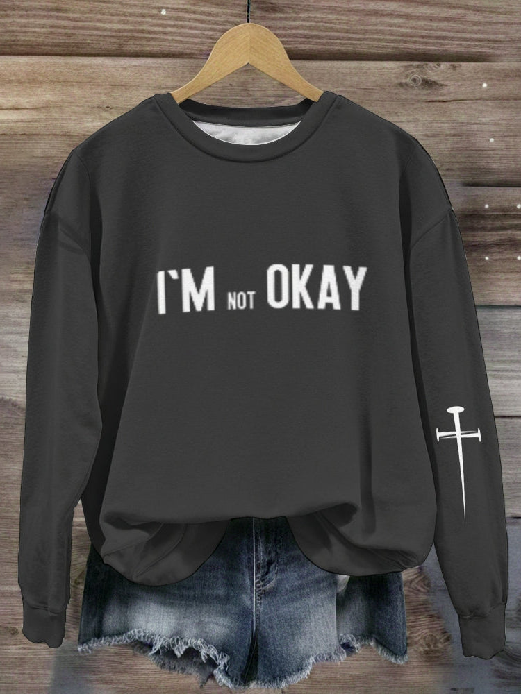 Women's I'M NOT OK Country Music Sweatshirt