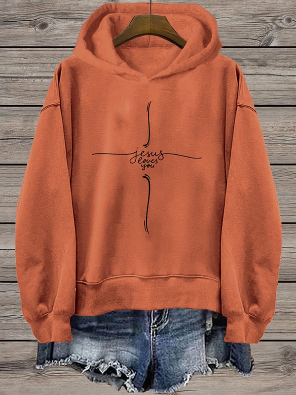 Women's Faith Heat Transfer Hooded Sweatshirt