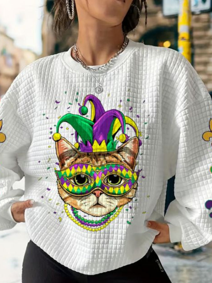 Women's Print Long Sleeve Sweatshirt