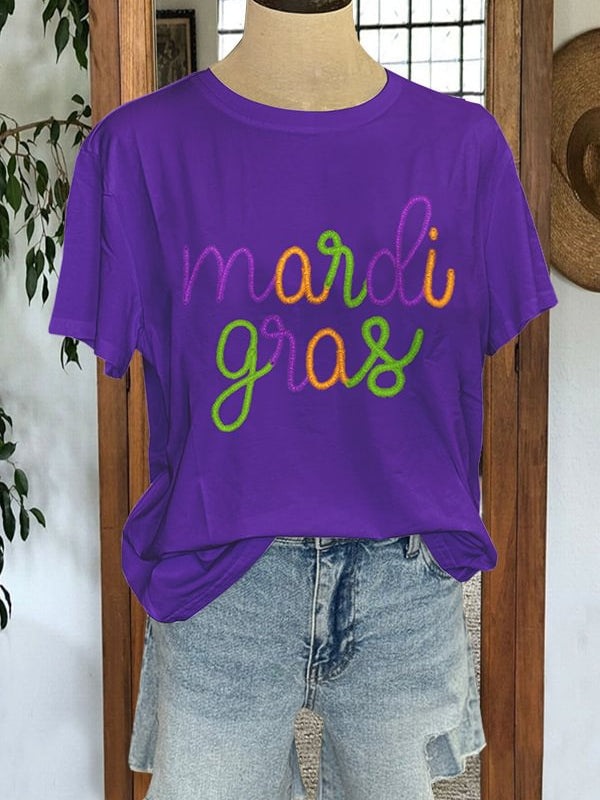 Women's Retro Mardi Gras T-shirt