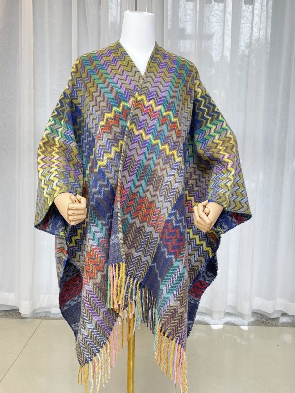 Fashion Colorful Ethnic Style Su Shawl