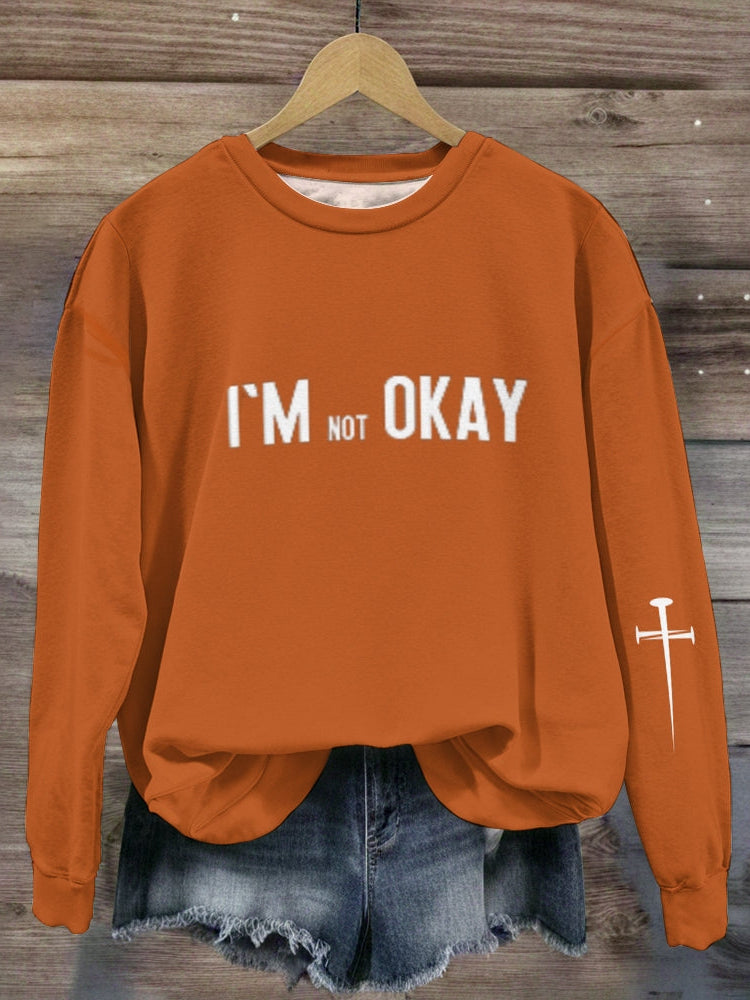 Women's I'M NOT OK Country Music Sweatshirt