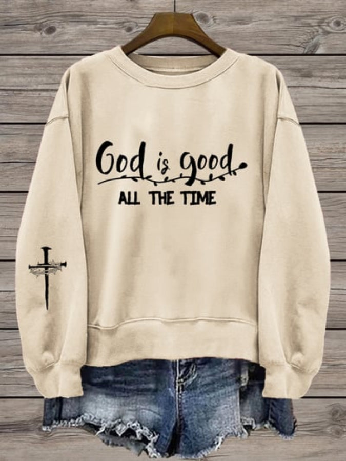 Women's Faith Round Neck Sweatshirt