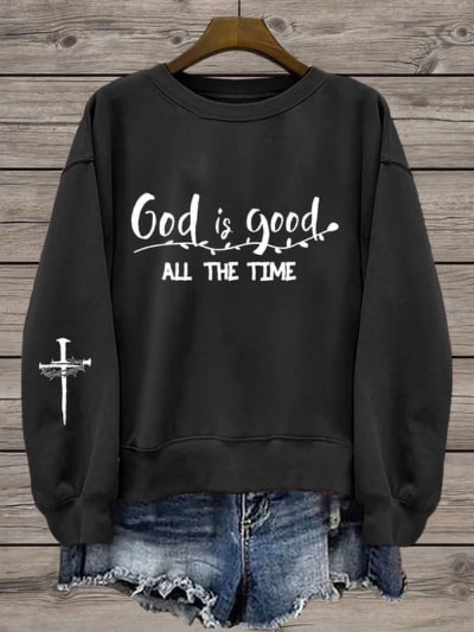 Women's Faith Round Neck Sweatshirt