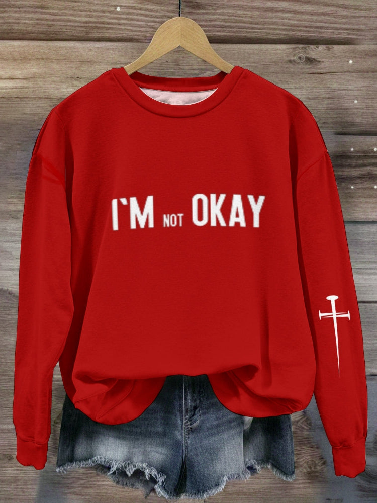 Women's I'M NOT OK Country Music Sweatshirt