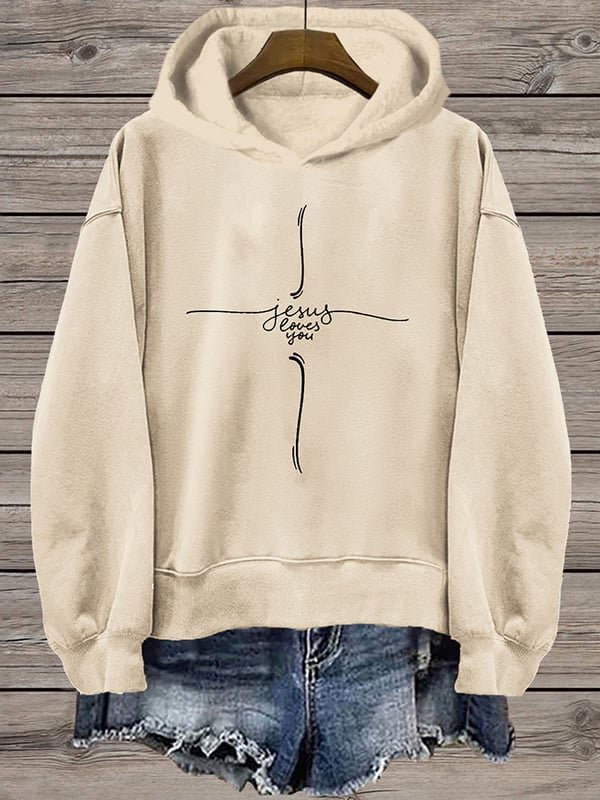 Women's Faith Heat Transfer Hooded Sweatshirt