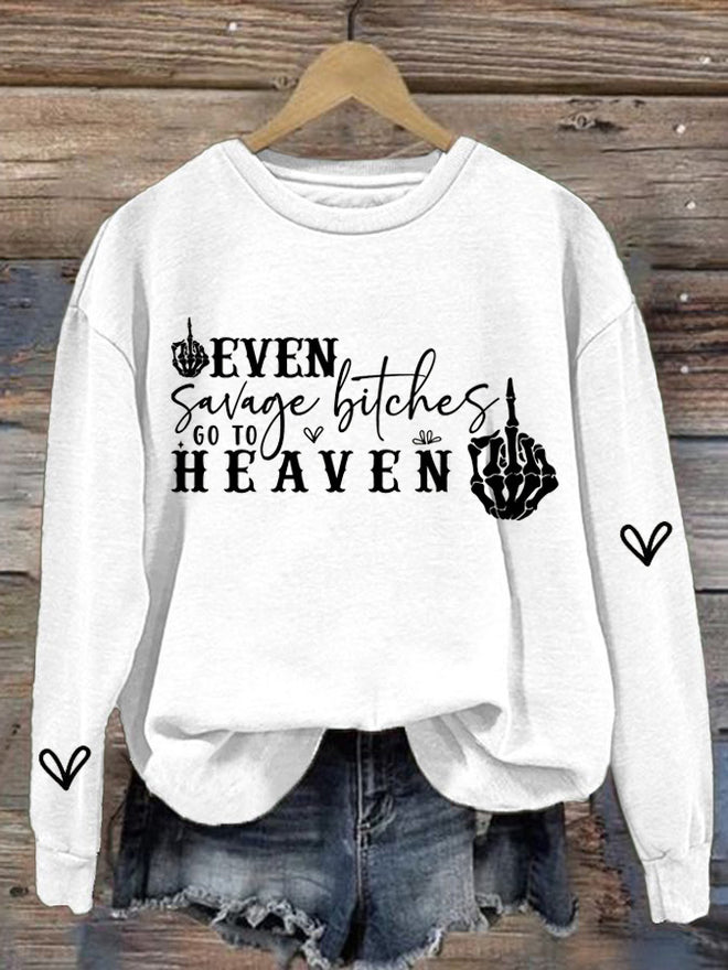 Women's Country Music Printed Casual Sweatshirt